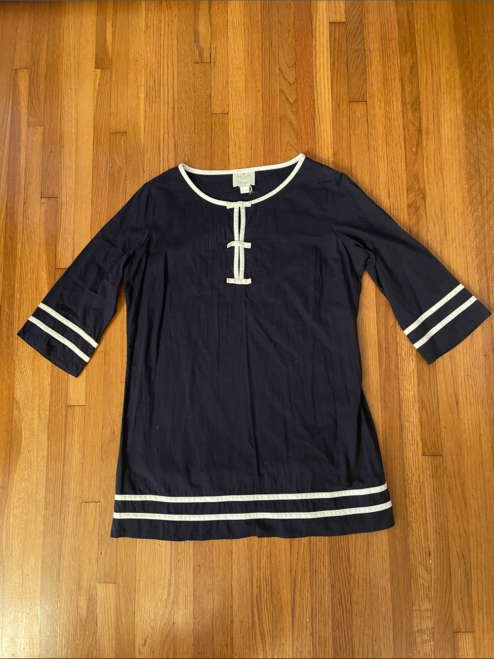 kate spade Navy Tunic with White Trim